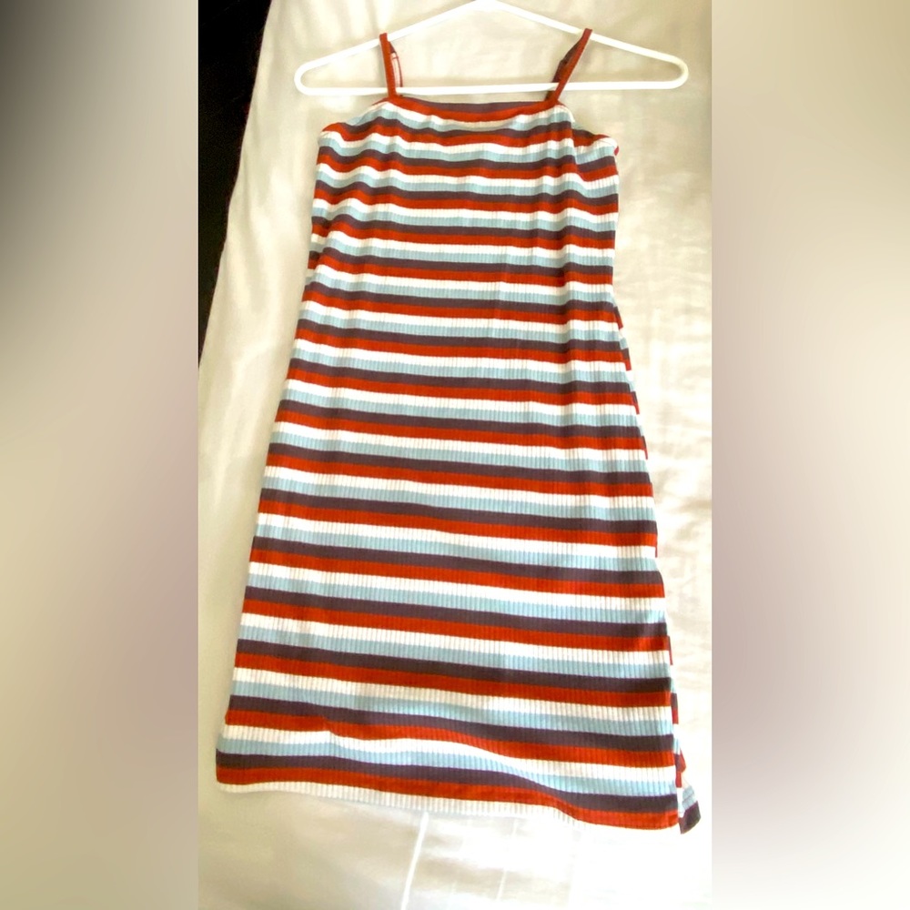 Striped Pattern Dress - Picture 2 of 3